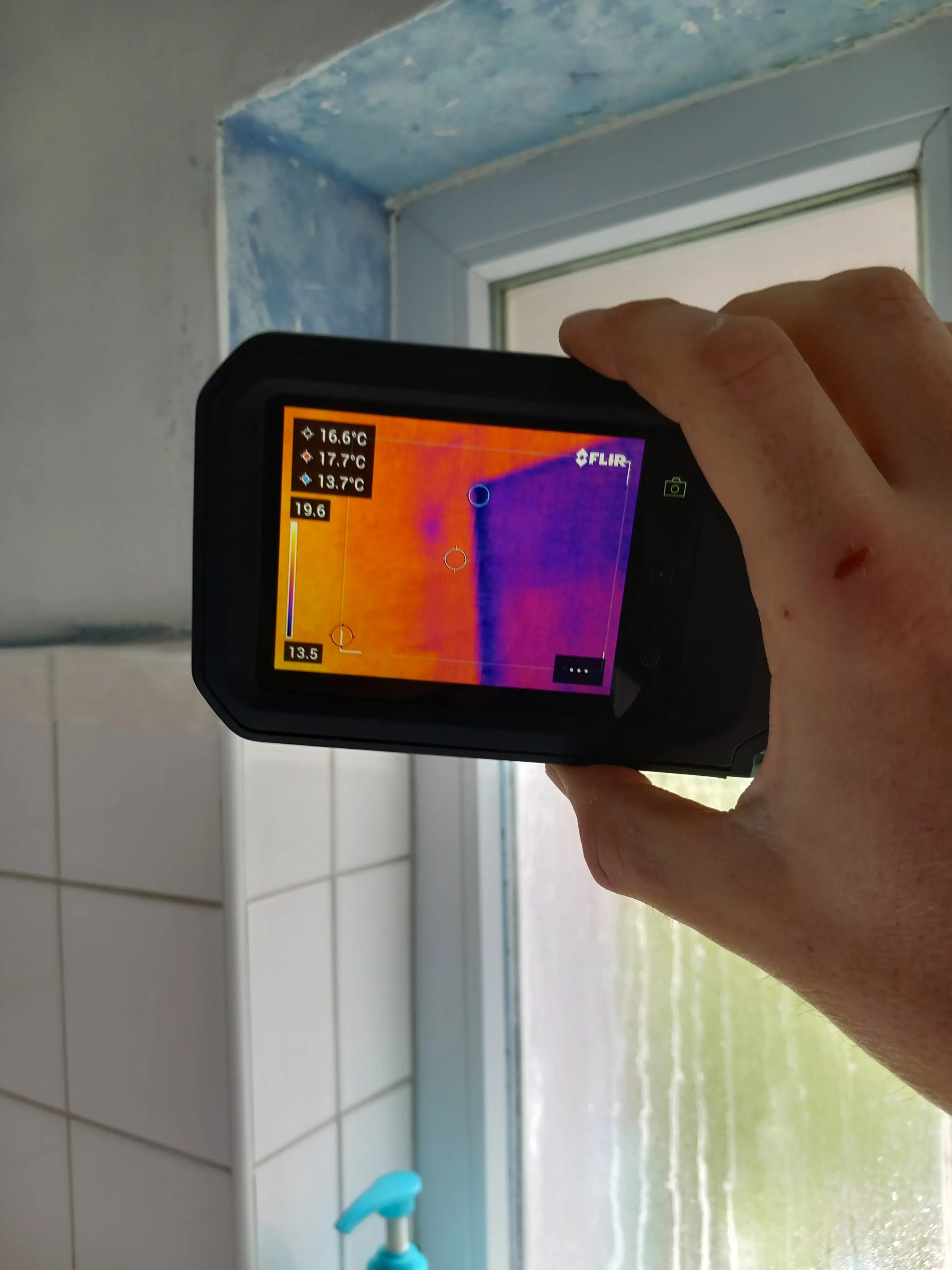 Repérage par thermographie
