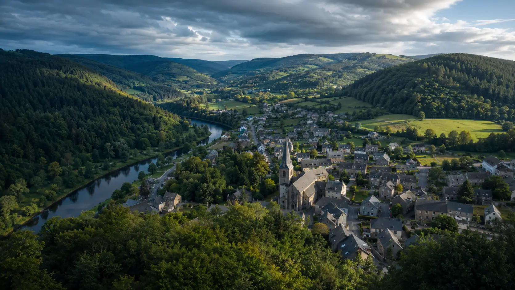 Paysage de la province de Luxembourg (Belgique)