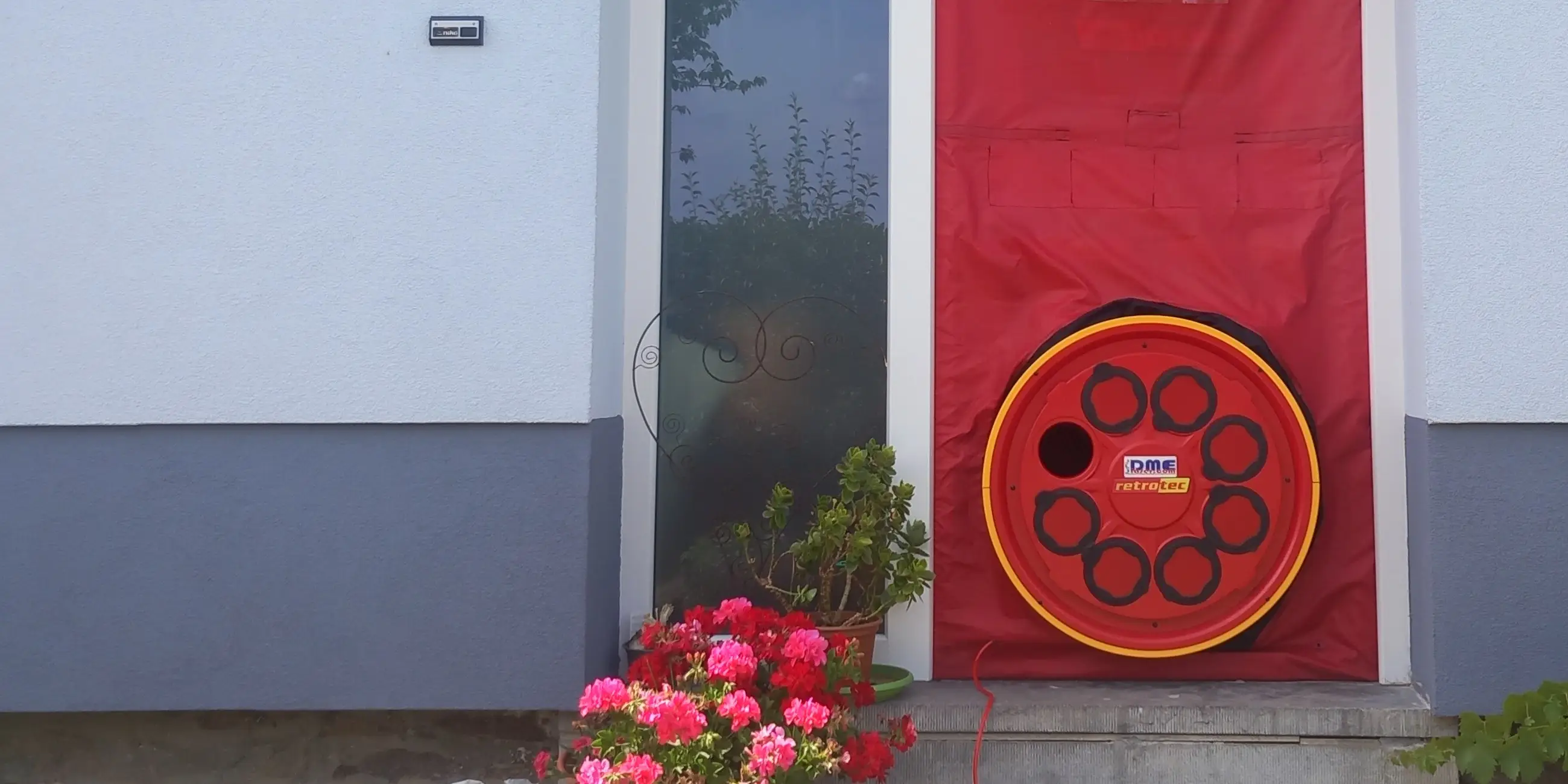 Test d'étanchéité à l'air (Blower Door) à Durbuy, province de Luxembourg